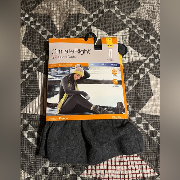 Cuddl Duds Pants - Cuddl duds fleece leggings